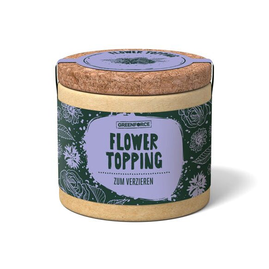 Mit diesem Flower-Topping verleihst du deinen Lieblingsgerichten, Desserts oder Cocktails einen süß-würzigen Geschmack und einen wunderschönen Farbtupfer.