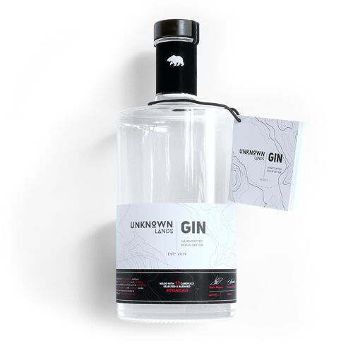 Deutscher Gin handgefertigt von Unknown Lands